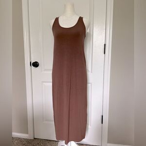 Philosophy Women’s Brown Stretchy Sleeveless Beach Vibe Maxi Dress Size XS
